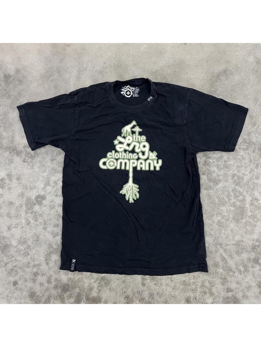 Black LRG Large T-Shirt Streetwear Tree Logo Vintage Y2K